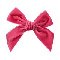 Load image into Gallery viewer, Velvet &amp; Grosgrain Hairbows AW 2023
