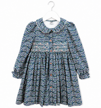 Load image into Gallery viewer, Ava Hand Smocked Dress
