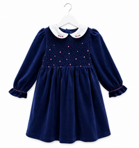 Load image into Gallery viewer, Eleanor Hand Smocked Dress
