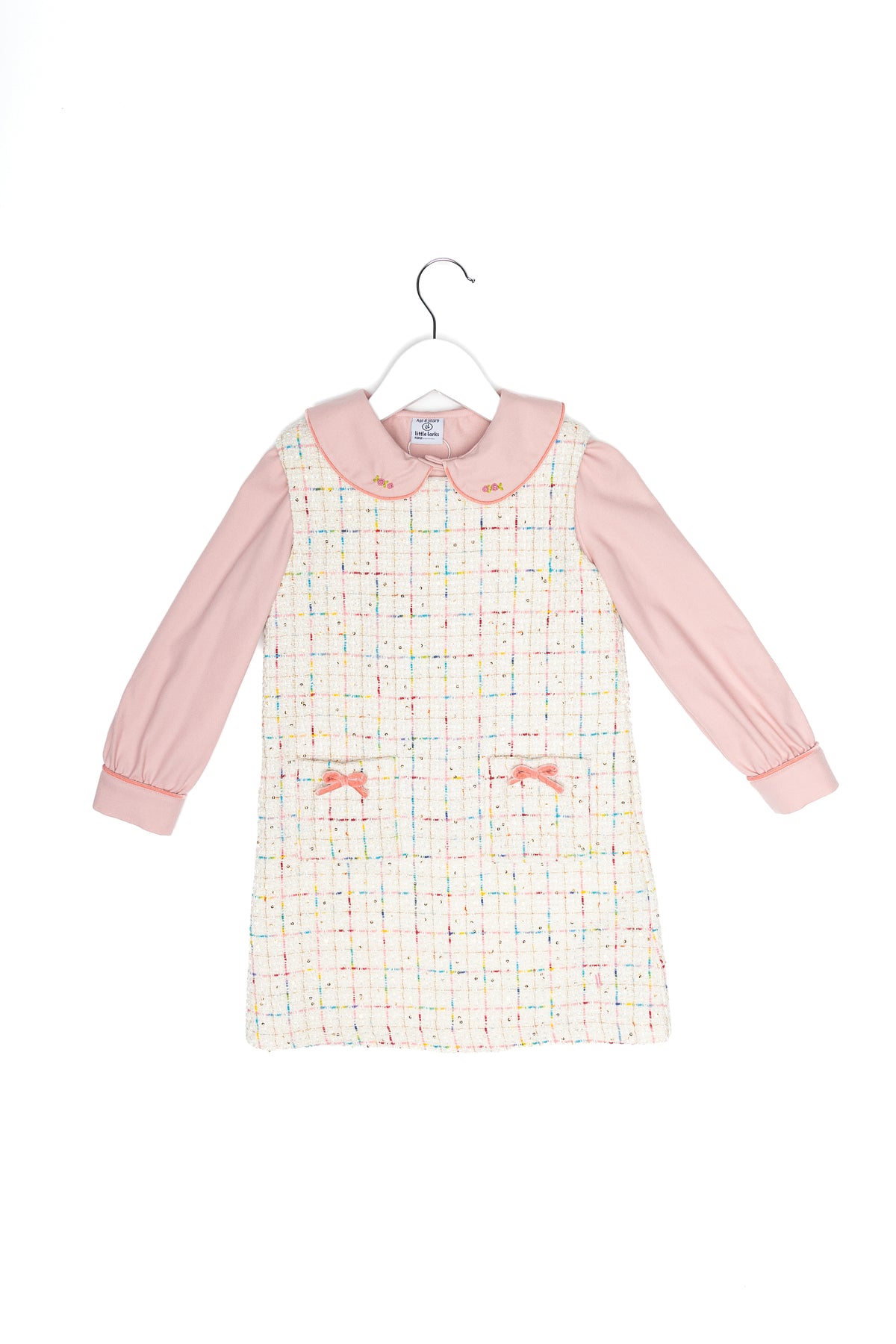 Emilia pinafore & blouse set