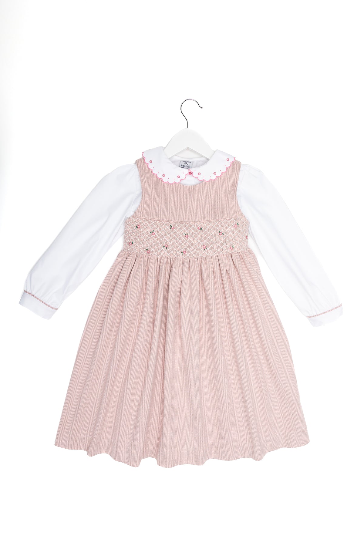 Emma pinafore & blouse set