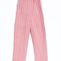 Load image into Gallery viewer, Cotton ribbed tights - Rose Pink
