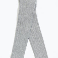 Load image into Gallery viewer, Cotton ribbed tights - Dove Grey
