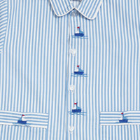Load image into Gallery viewer, Boys Blue Striped Pyjamas
