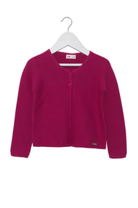 Load image into Gallery viewer, 100% Cotton Cardigan - Raspberry Pink
